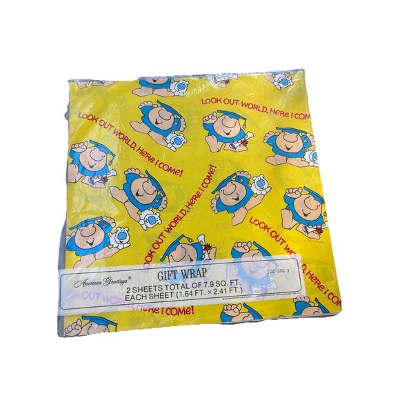 Huge Lot Vintage Wrapping Paper Gift Wrap Variety Scrapbooking Junk Journal New - Picture 8 of 8